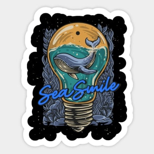 WHALE (SEA SMILE) Sticker